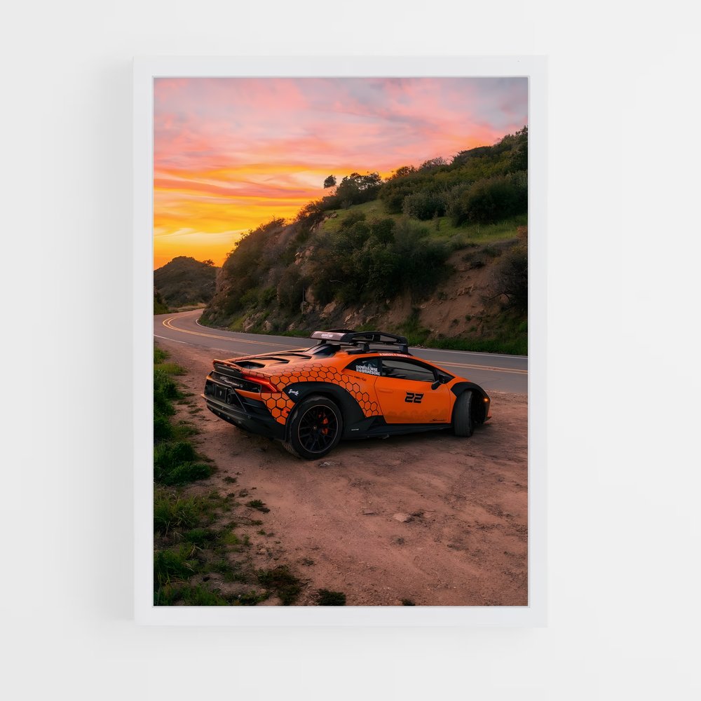 Poster Huracan Aventure – affiche Lamborghini (vue 3)